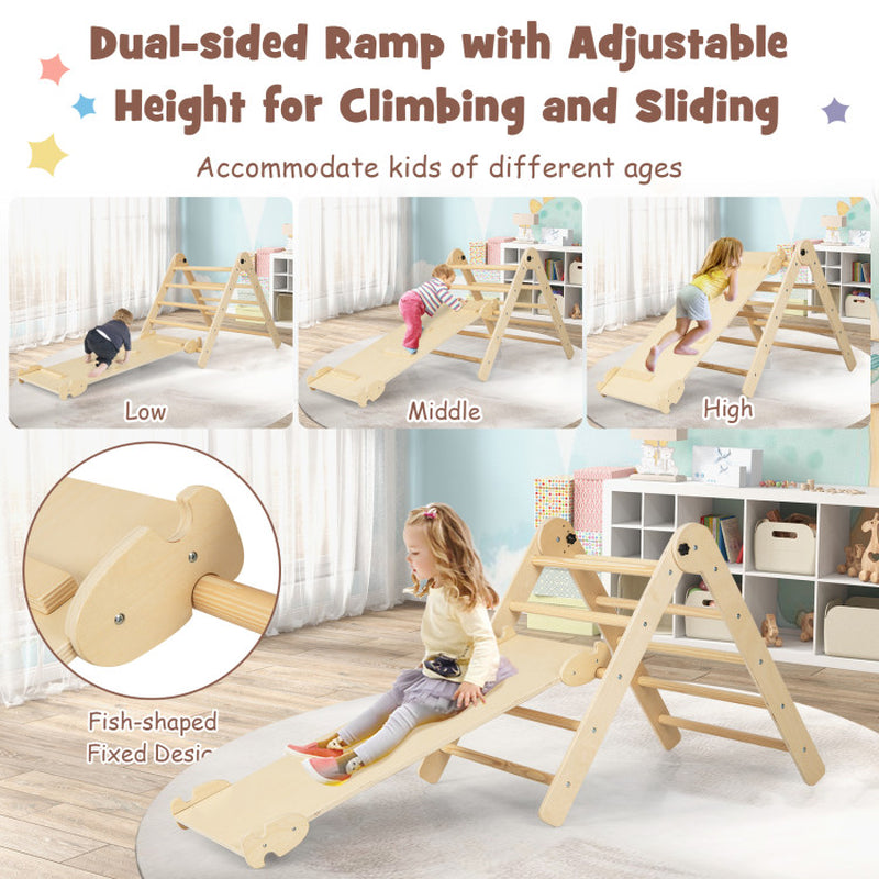 7-In-1 Toddler Climbing Toy Connected Table and Chair Set
